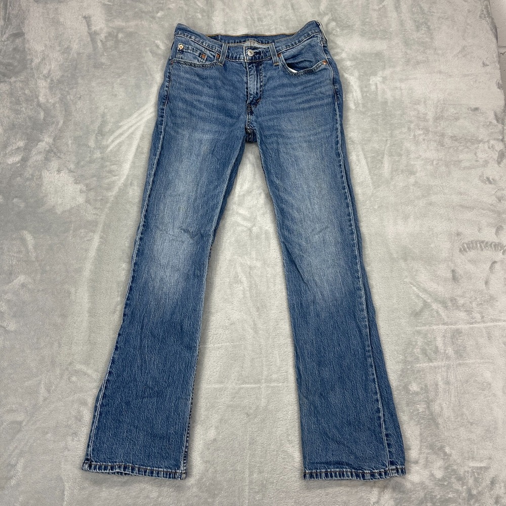 Levi's Jeans Mens 30x32 Blue Denim 527 Faded Stretch Slim Bootcut Leg Streetwear